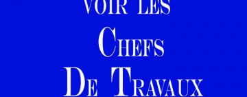 Chefs de Travaux  --  Chimie