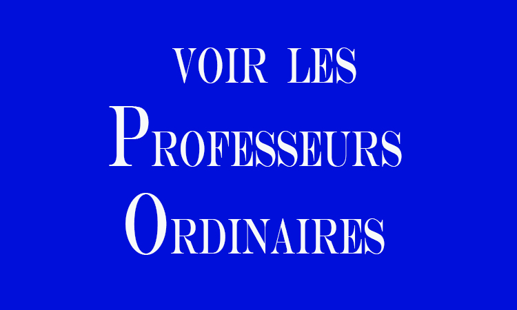 Professeurs Ordinaires  --  Physique