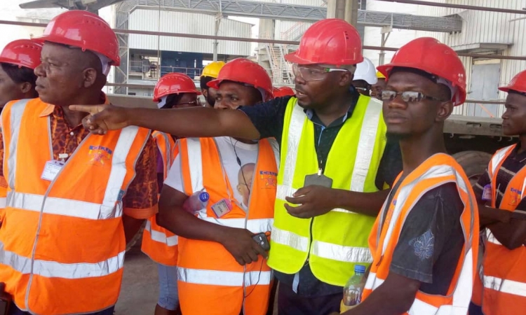 Stage des étudiants - PRODUCTION DU CIMENT A LA CIMENTERIE DE LUKALA